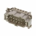 Molex Gwconnect Screw Terminal Insert, Male, 10-Pole, 16A, With Wire Protection, Silver (Ag) Plated 7310.6104.0